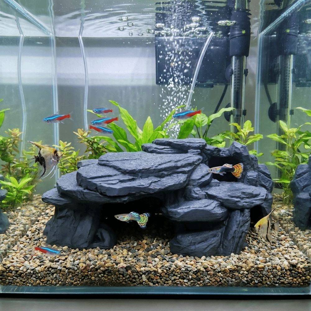 Aquarium Planted Seeds - 3D Printing Fish Tank Rockery Ornaments