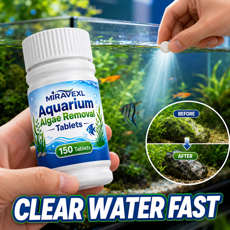 Planted Aquarium Parameters - MIRAVEXL 150 Aquarium Algae Removal Tablets,