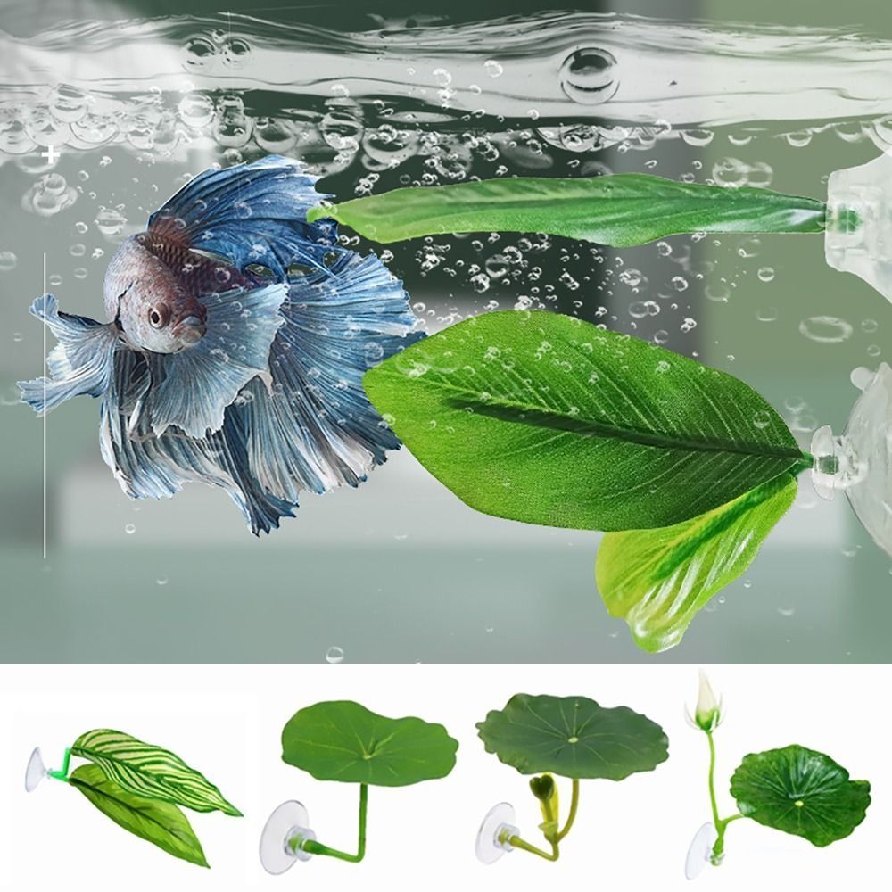 Plastic Betta Fish Rest Leaf S - Aquarium Plant Growth review and price
