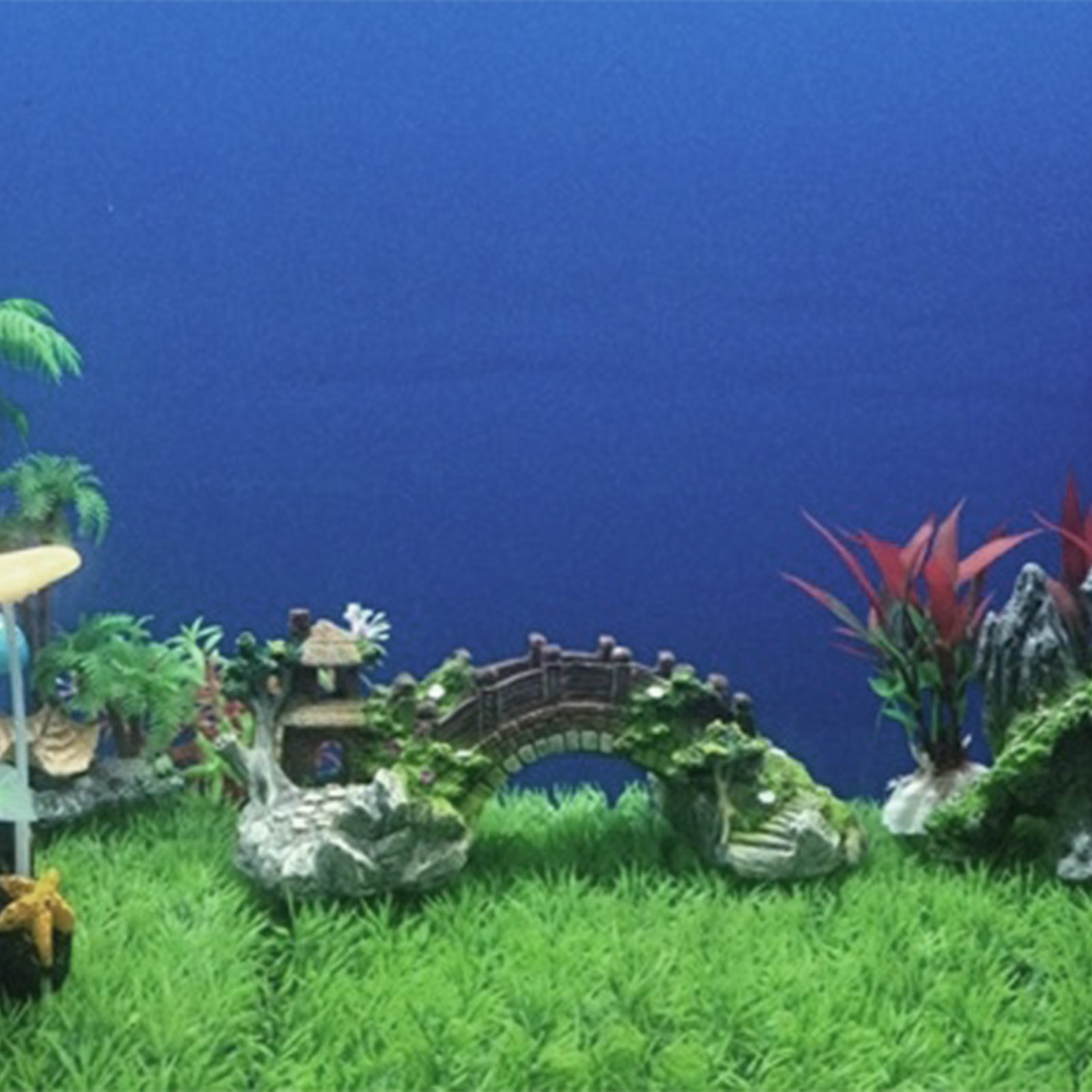 Fish Tank Artificial Bridge Re - Aquarium Planted Seeds review and price