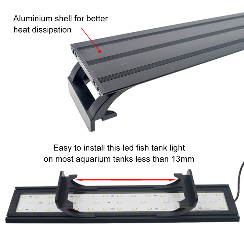 Aquarium LED Light for 16-64CM - Aquarium Plant Growth review and price
