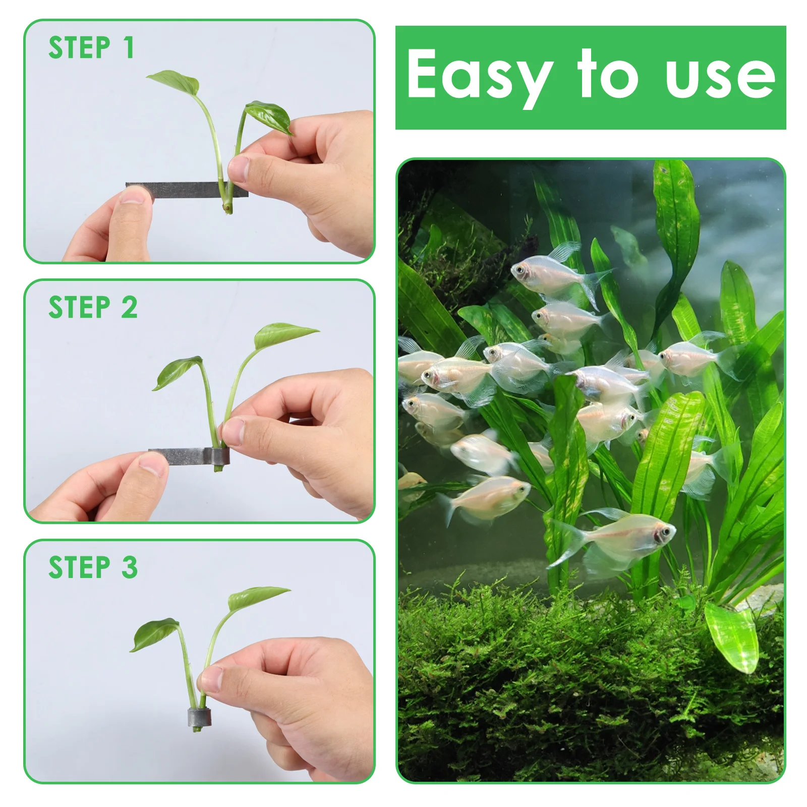 50Pcs Aquarium Plant Weights F - Aquarium Planted Tank Substrate review and price