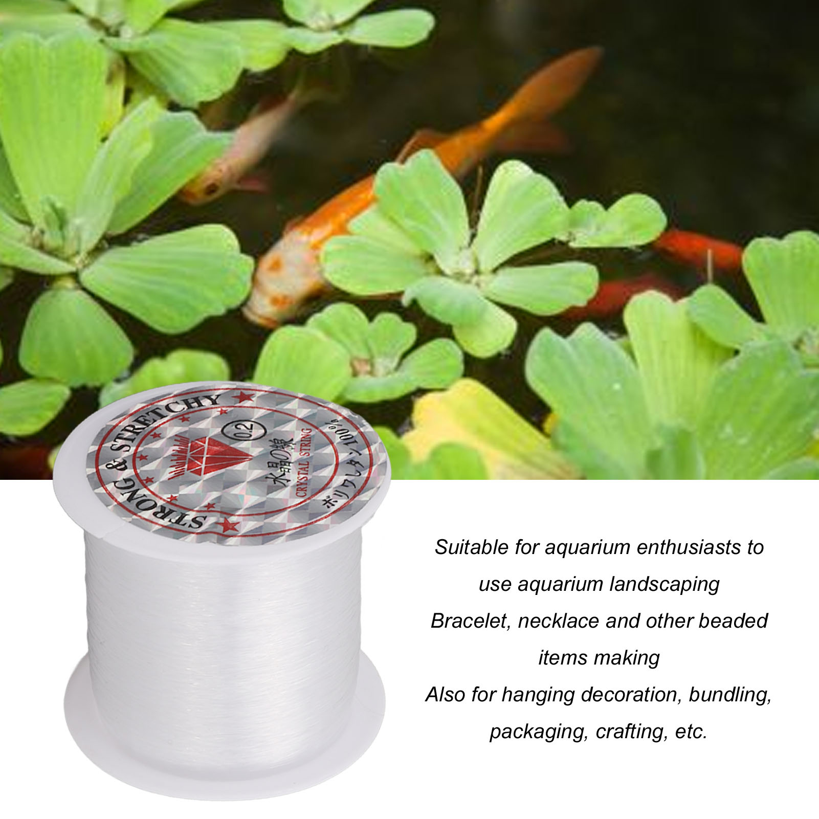 0.2mm Clear Nylon String Cord  - Planted Aquarium Making review and price