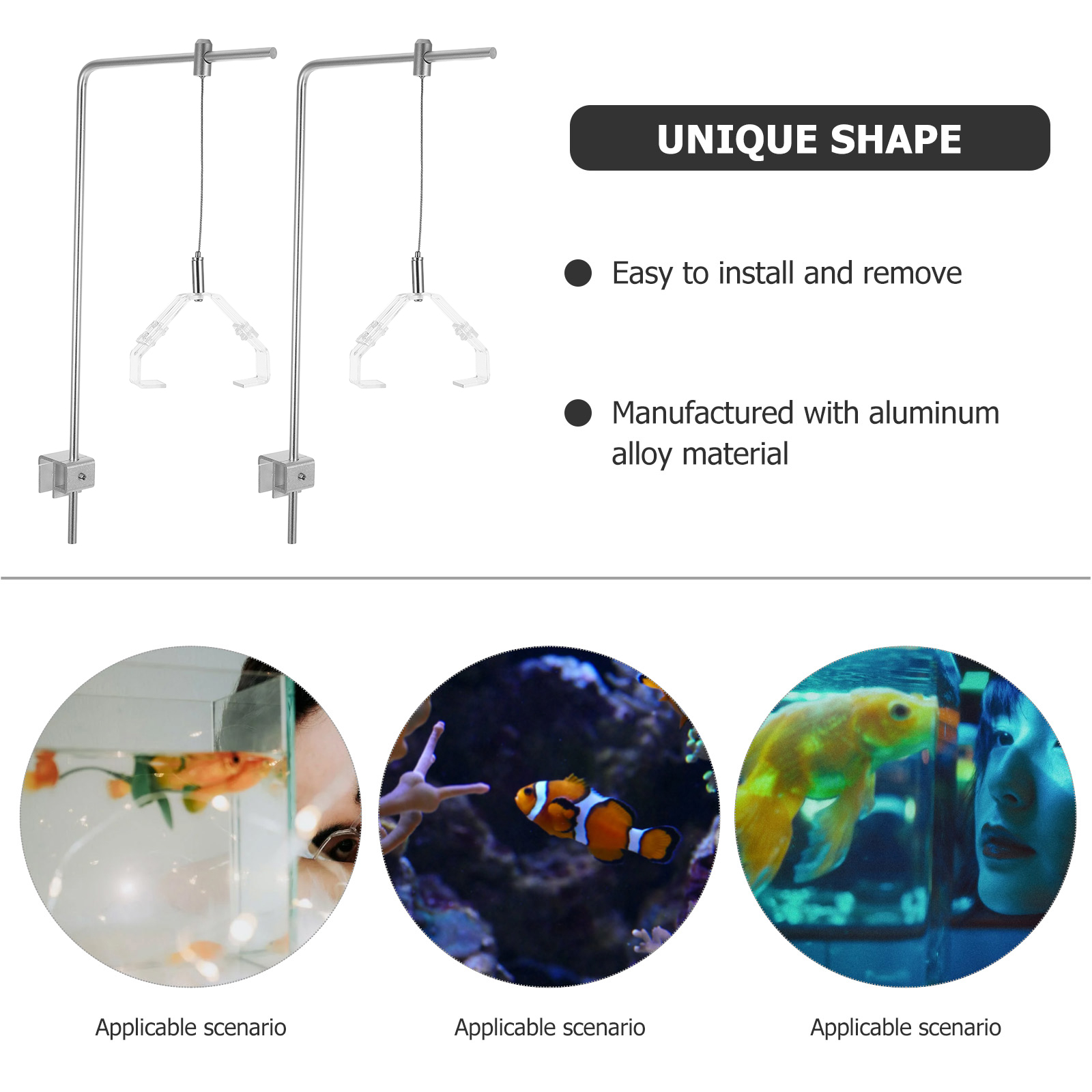 2pcs Aquarium Light Holder Wit - Aquarium Plant Light review and price