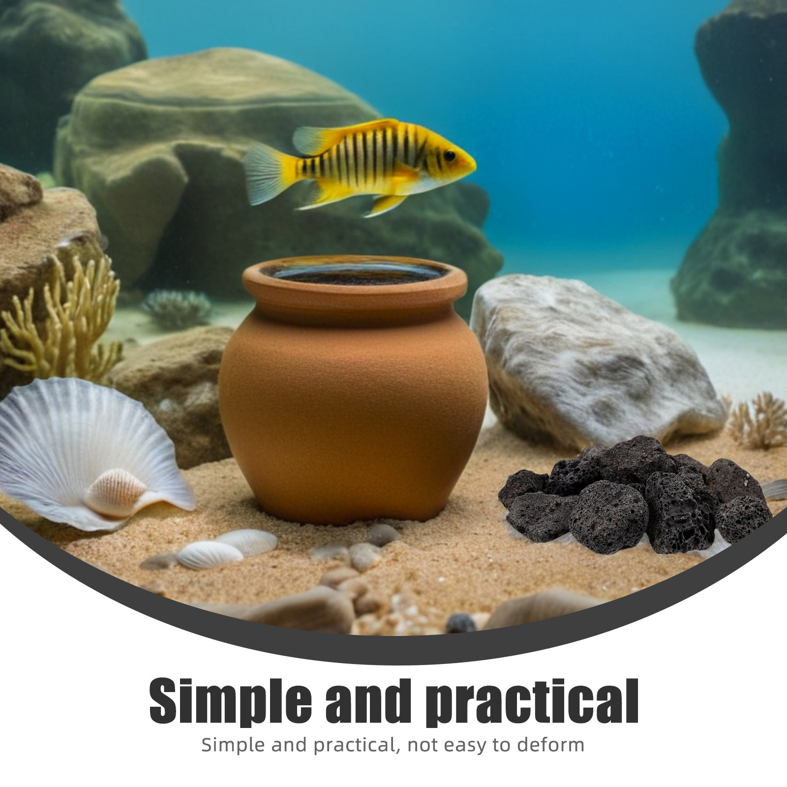 1Pack Natural Volcanic Stones  - Aquarium Planted Plants review and price