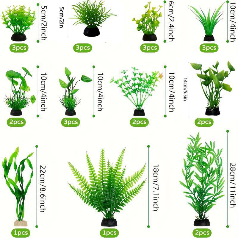 Aquarium Decor Set Artificial  - Aquarium Plant Grass review and price