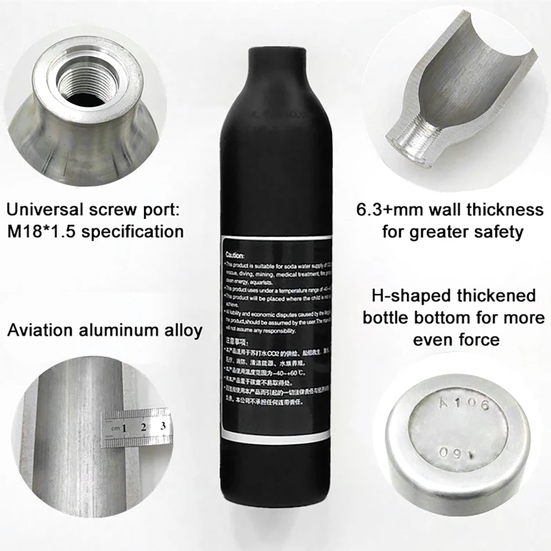 High Pressure Bottle Thread M1 - Planted Aquarium Parameters review and price