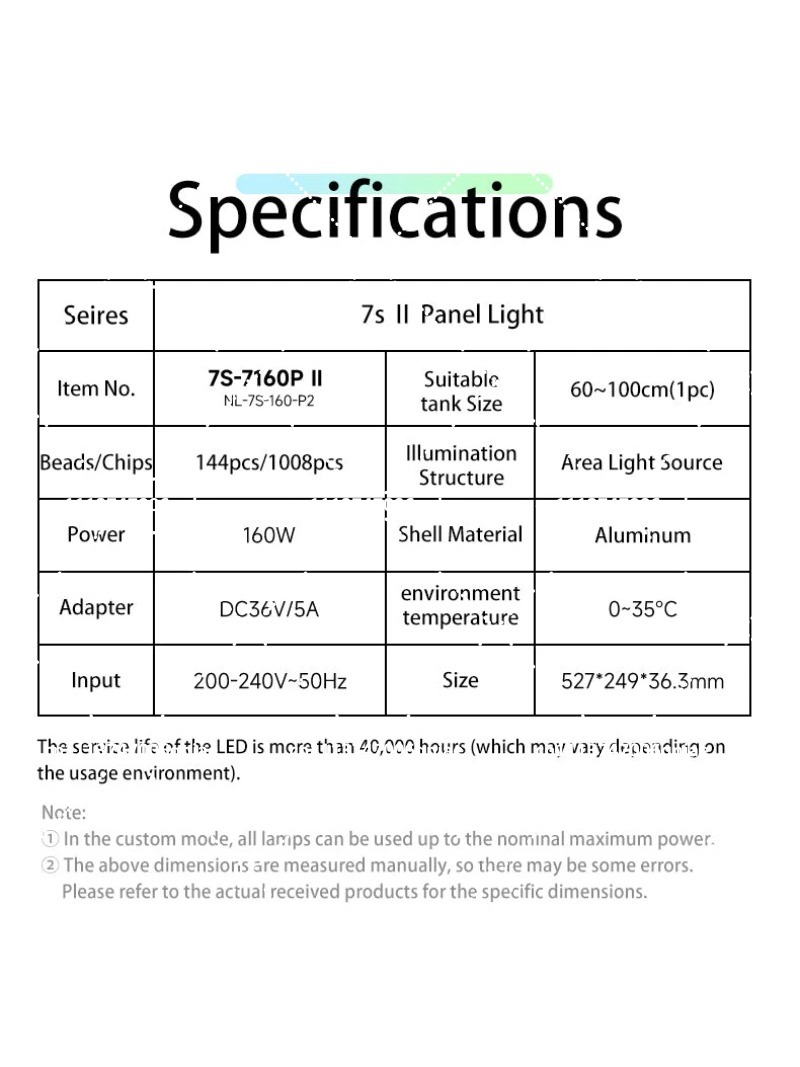 Aquarium LED Light 160W RGB Fu - Aquarium Plant Light review and price